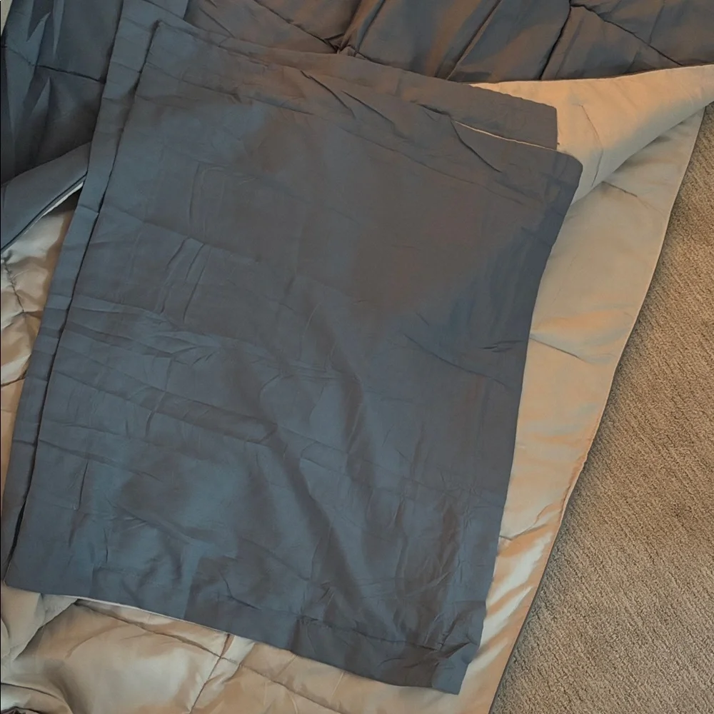 Comforter and pillow shams queen